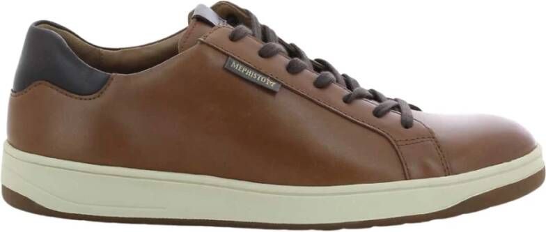 Mephisto Heren schoenen in cognac kleur