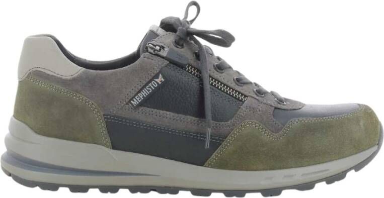 Mephisto Herenschoenen Zwart Bradley W23 Groen Heren