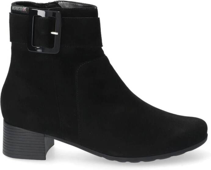 Mephisto Hoge Lage Dames Schoenen Gianna Black Dames
