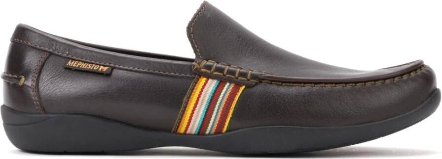 mephisto Idris Leren Loafer Donkerbruin Brown Heren