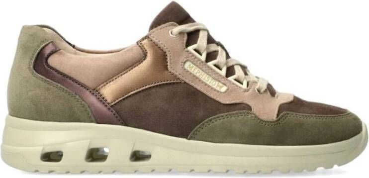 Mephisto Lorane dames veterschoen groen