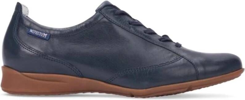 Mephisto Valentina dames veterschoen blauw