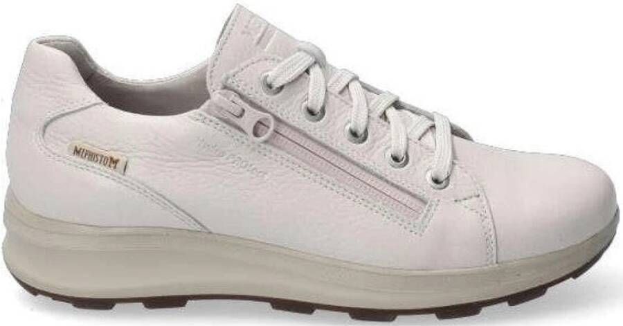 mephisto Leren veterschoen voor vrouwen White Dames