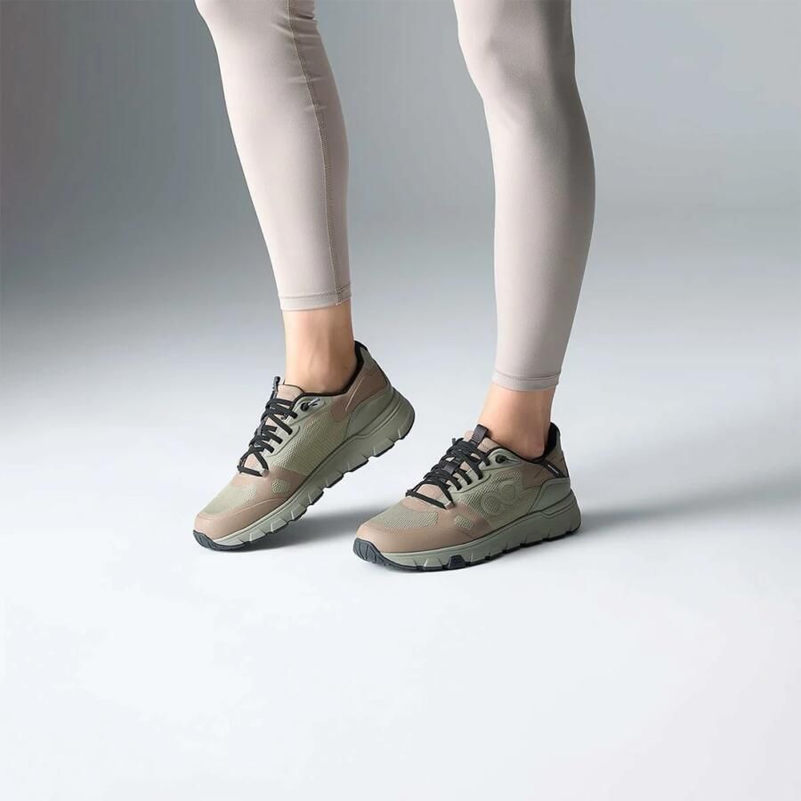 Tenhaag Sneakers laag donkerbeige olijfgroen - Foto 6