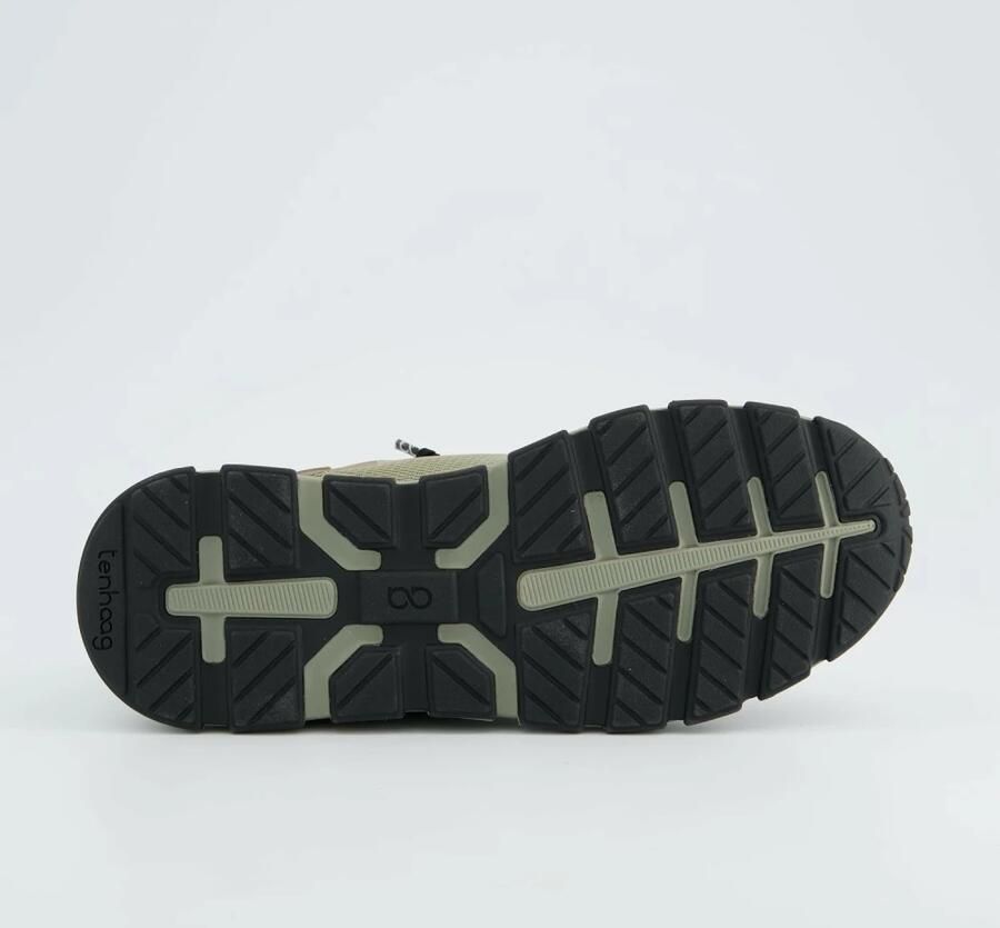 Tenhaag Sneakers laag donkerbeige olijfgroen - Foto 9