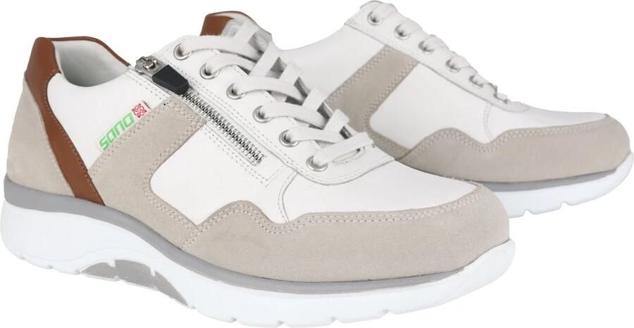 Mephisto Sano Amory heren rollende wandelsneaker grijs - Foto 3