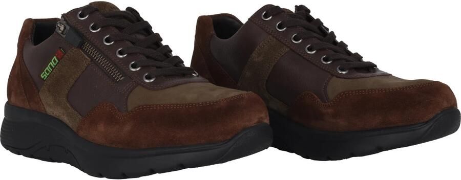 Mephisto Sano Amory heren rollende wandelsneaker bruin