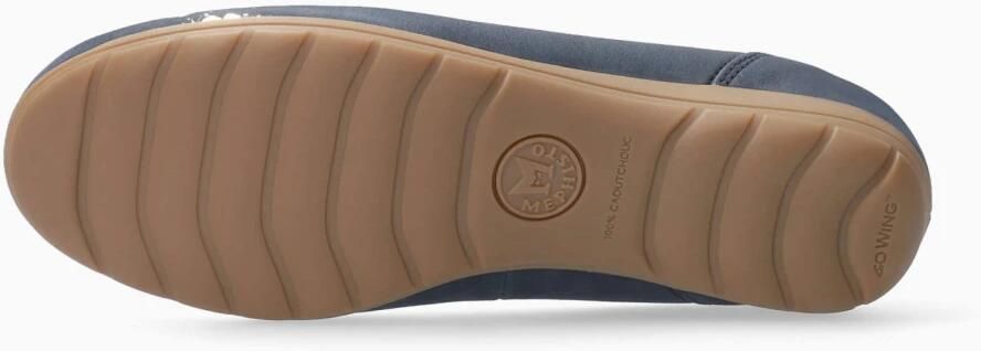 Mephisto Blauwe Nubuck Ballet Ballerina - Foto 3