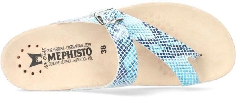 Mephisto Stijlvolle Helen Sandaal voor Dames Blue - Foto 3