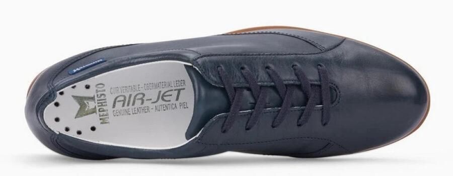 Mephisto Blauwe veterschoen met soft-air technologie - Foto 3