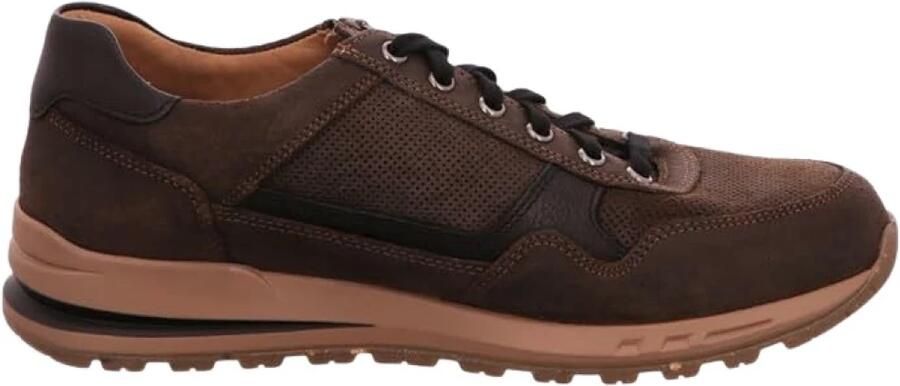 Mephisto Heren Veterschoenen Bradley Old Velours Walnut Donkerbruin - Foto 6