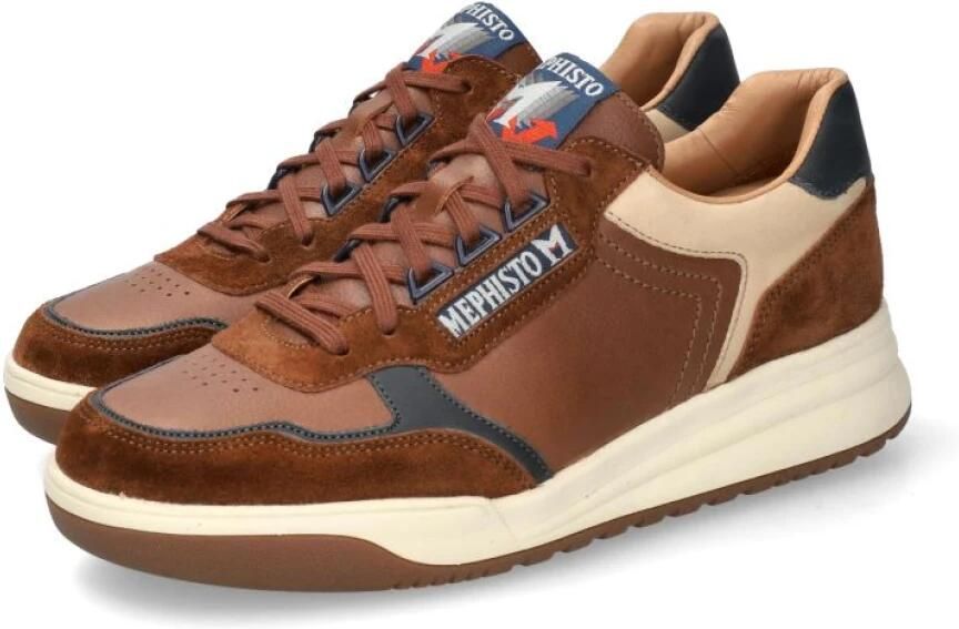 Mephisto Bruine Heren Sneaker Norwin Stijl - Foto 2