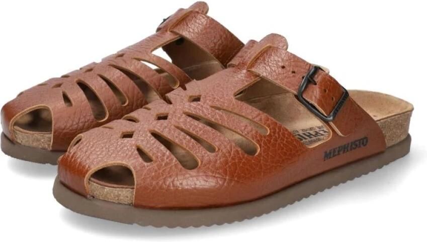 Mephisto Bruine herensandaal Stijlvolle zomer schoenen - Foto 2