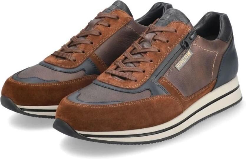 Mephisto Bruine Lace-Zip Sneaker met Soft-Air Tussenzool - Foto 2