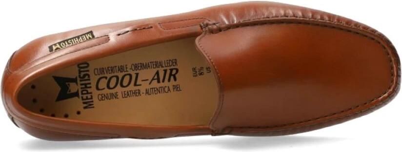 Mephisto Bruine leren heren mocassin - Foto 3