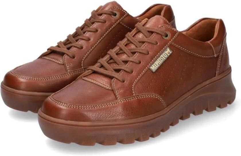 Mephisto Bruine vetersneaker trendy en comfortabel - Foto 2