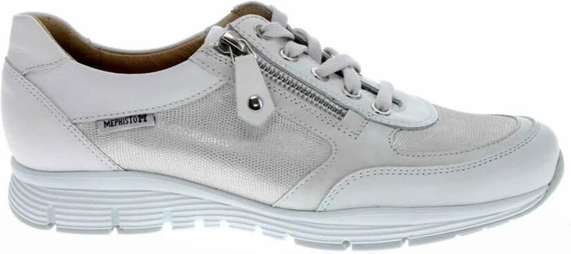 Mephisto Ylona witte sneaker metallic accenten Kleur Wit) - Foto 4