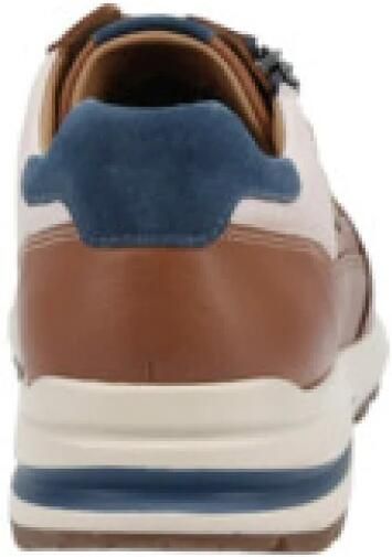 Mephisto BRADLEY RANDY Volwassenen Heren sneakersHeren veterschoenVrije tijdsschoenen Cognac - Foto 6