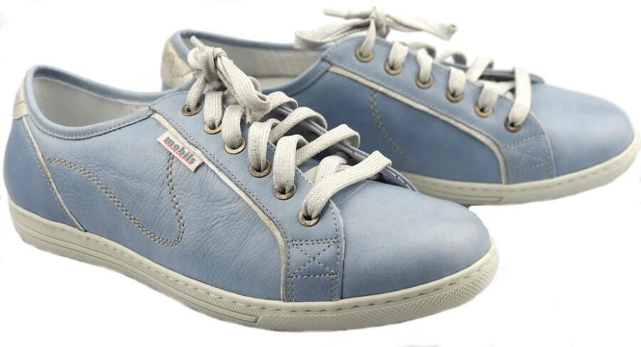 Mephisto Cloud Blue Leren Sneaker voor Dames - Foto 2