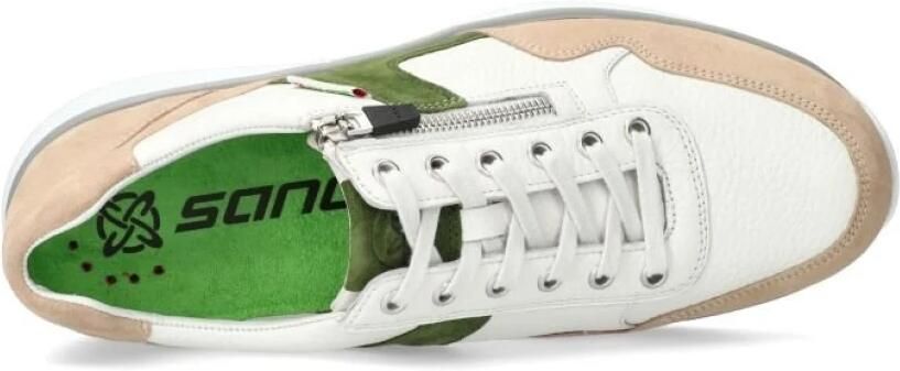 Mephisto Comfortabele Rollende Wandelsneaker Beige Wit Multicolor Heren - Foto 3