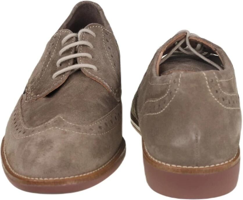 Mephisto Donker Taupe Suède Veterschoen - Foto 6