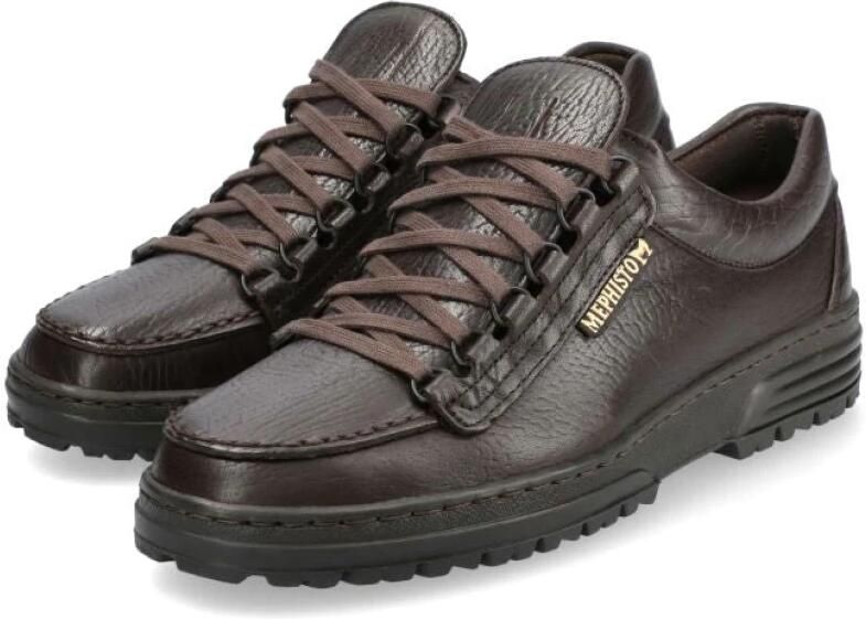 Mephisto Donkerbruine Heren Veterschoen