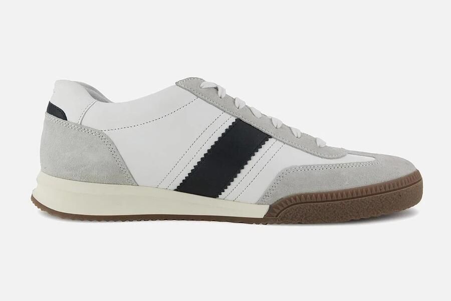 Mephisto ELYO VELSPORT Vrije tijdsschoenen Heren veterschoen Heren sneakersCasual Wit beige
