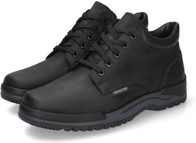 Mephisto Ergonomische Veterschoen Zwart - Foto 2