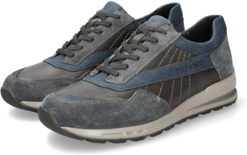 Mephisto Grijze Blauwe Herensneaker Barth - Foto 2