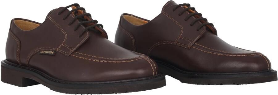 Mephisto Handgemaakte Veterschoenen voor Zaken Bruin - Foto 2