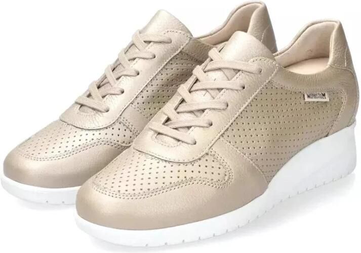 Mephisto Isa Perf dames veterschoen beige - Foto 2