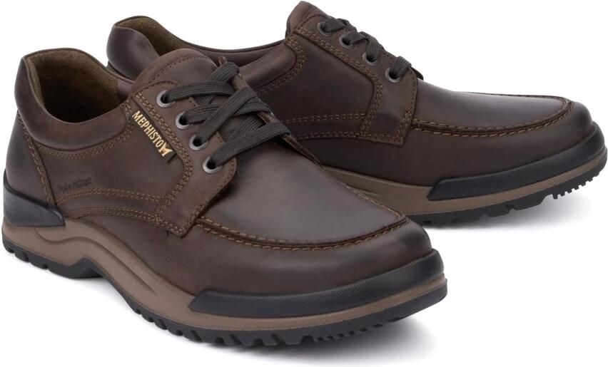 Mephisto CHARLES~GRIZZLY~~~~~~~~~~~~~~~ Vrije tijdsschoenen Heren veterschoen Heren sneakersCasual Bruin - Foto 13