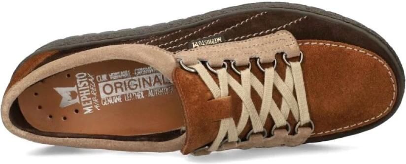 Mephisto LADY~VELOURS~~~~~~~~~~~~~~~~~~ Dames veterschoenen Bruin - Foto 4