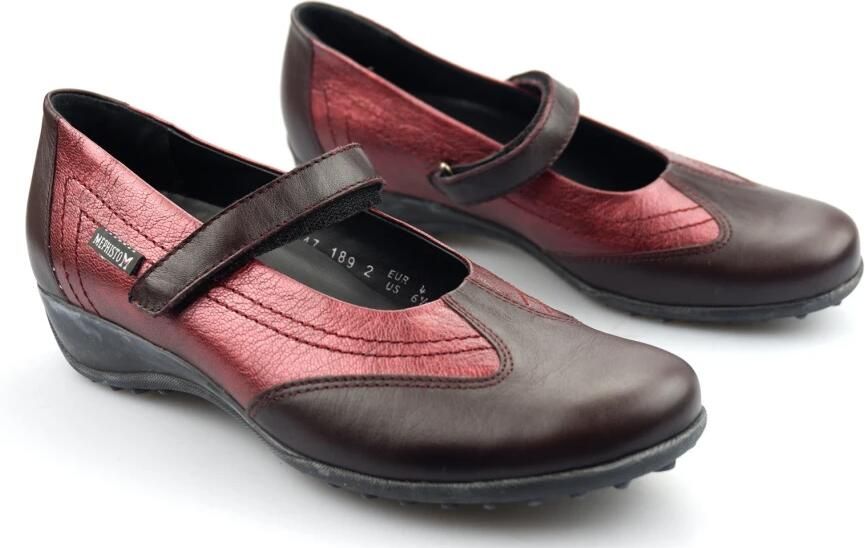 Mephisto LEIDINA Dames Instapper Chianti Rood - Foto 2