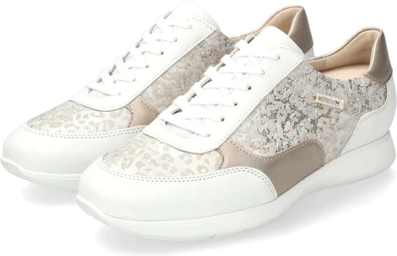 Mephisto Dames Veterschoenen Mendy White Wit - Foto 3