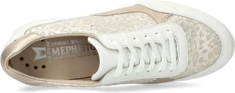 Mephisto Dames Veterschoenen Mendy White Wit - Foto 4