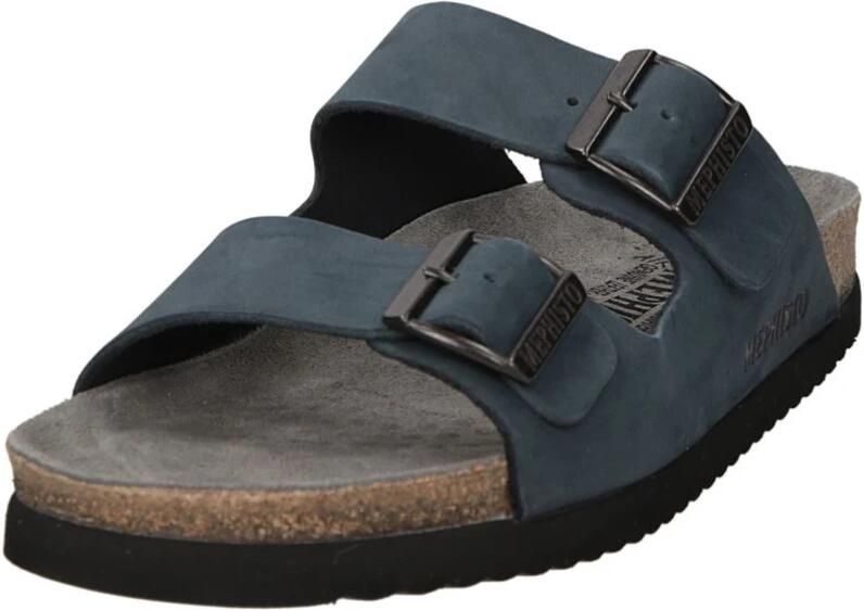 Mephisto Comfortabele Instappers voor Mannen Blue Heren - Foto 4