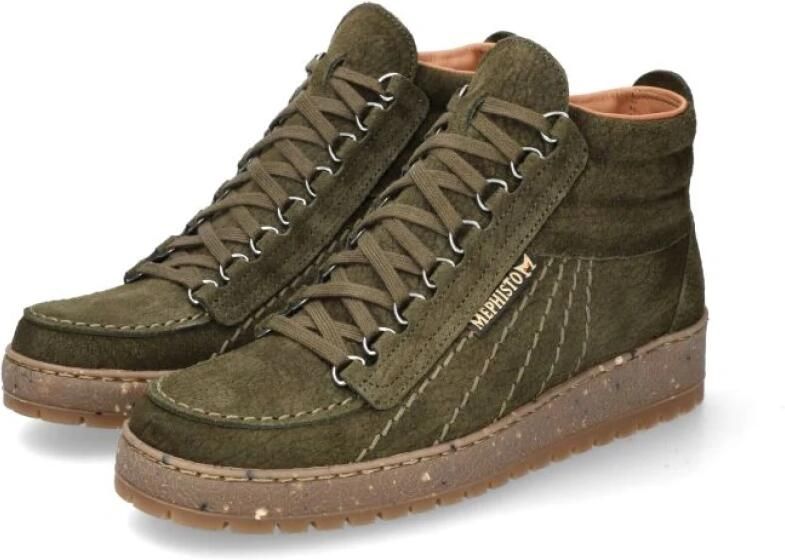 Mephisto Rainbow Mid Heren Enkellaars Groen - Foto 2