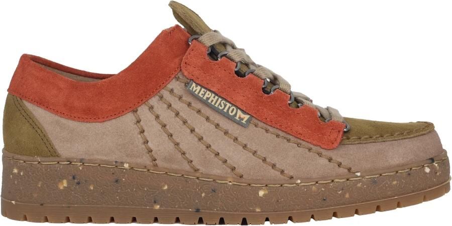Mephisto Rainbow heren veterschoen Taupe
