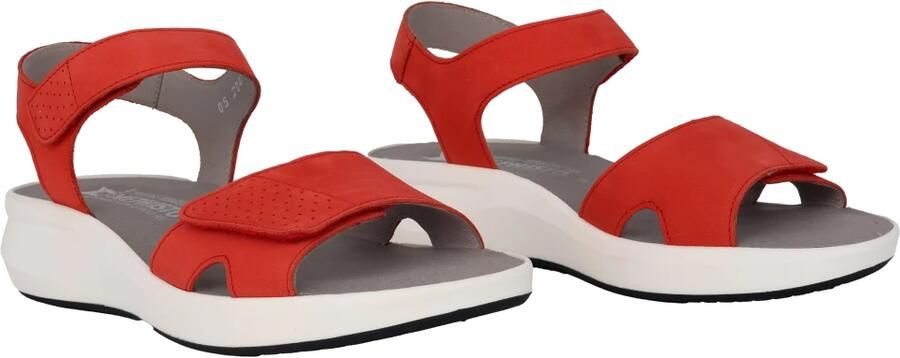 Mephisto Rode Nubuck Leren Sandaal - Foto 2