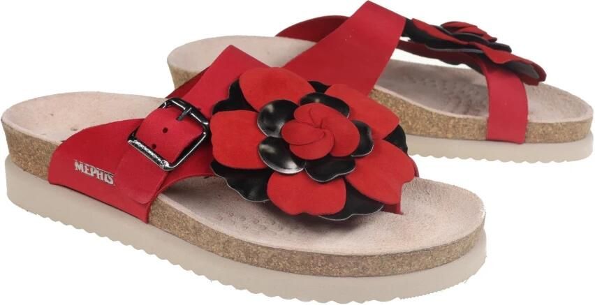 Mephisto Rode Slide Teen Sandaal voor Vrouwen - Foto 2