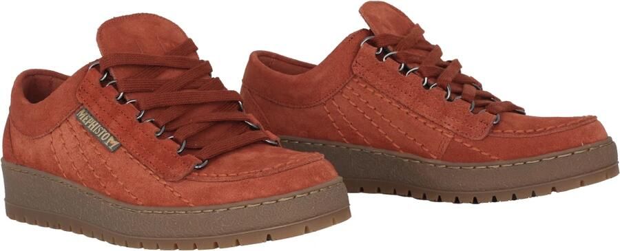 Mephisto Rainbow heren veterschoen rood - Foto 2