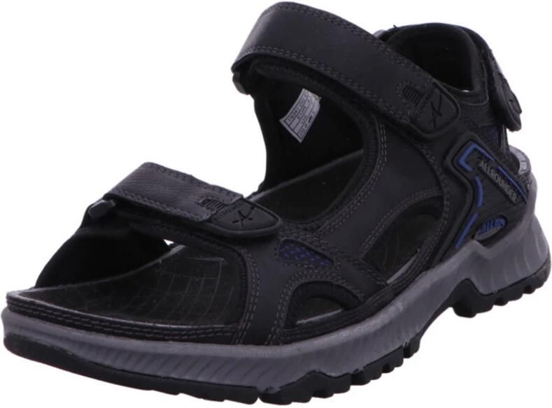 Mephisto Allrounder Sandalen Honduras Zwart Imitatie Leer Verwisselbaar Voetbed - Foto 4