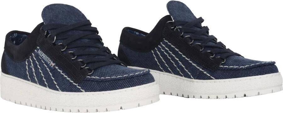 Mephisto Rainbow Sun heren veterschoen blauw