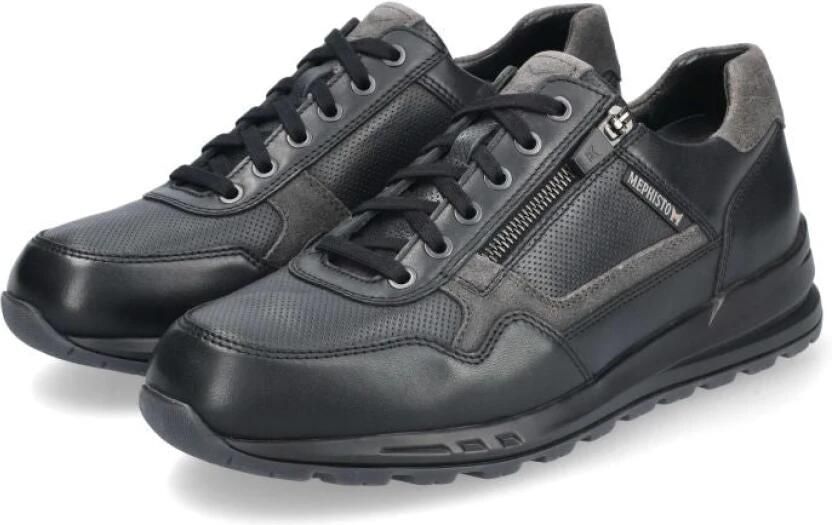 Mephisto BRADLEY heren sneaker zwart