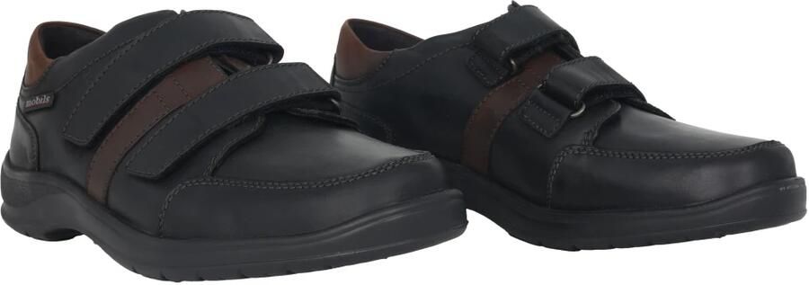 Mephisto Wijde pasvorm Velcro Sneaker Zwart - Foto 2