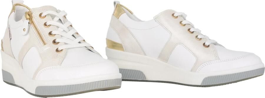Mephisto Wijde pasvorm vetersneakers Wit - Foto 3