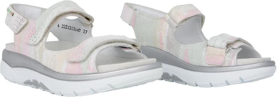 Mephisto Witte Mix Dames Rollende Sandaal - Foto 4