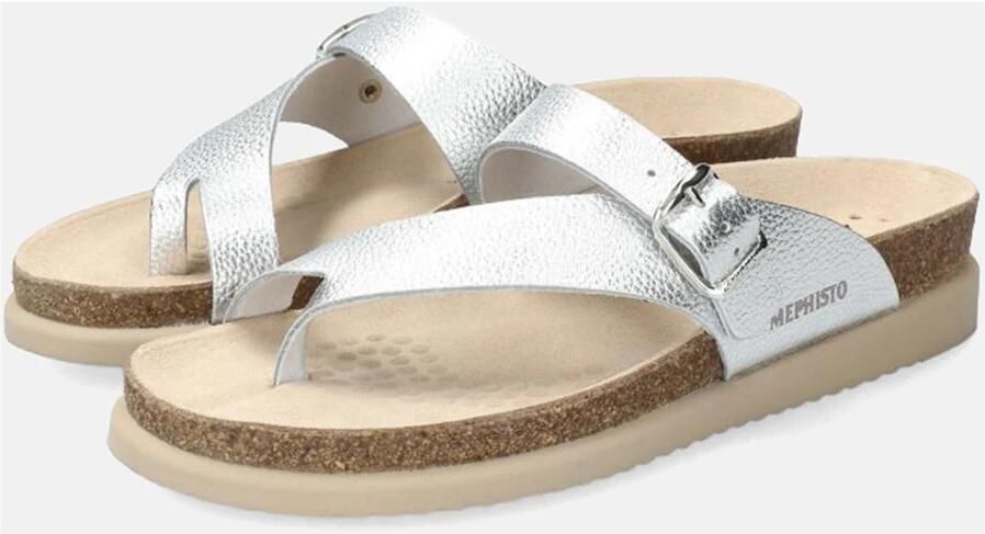 Mephisto Zilveren Teenloafer Sandaal - Foto 3