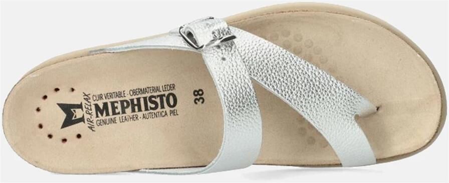 Mephisto Zilveren Teenloafer Sandaal - Foto 2